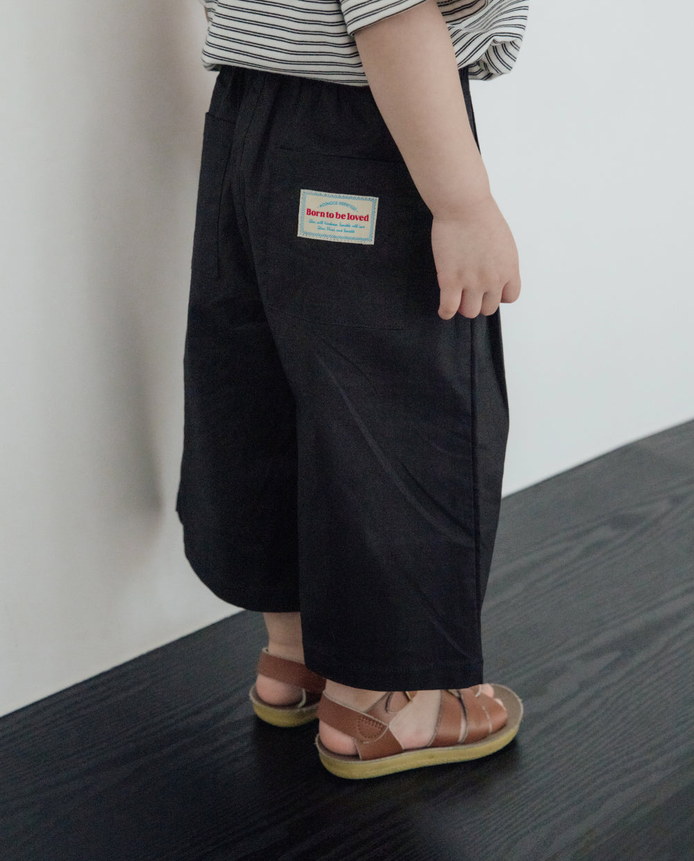 [Kids] さらっとコットンストレッチ 7分丈パンツ