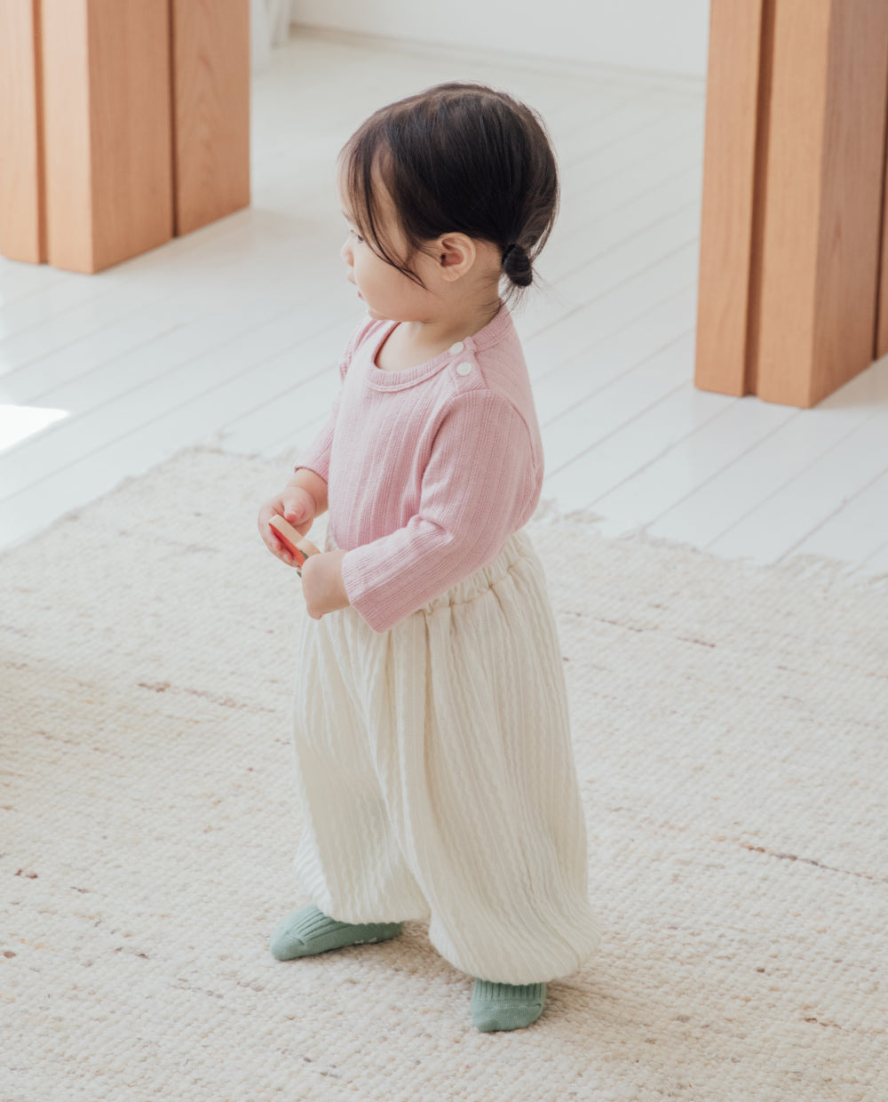 [Baby] ソフトジャガードバルーンパンツ
