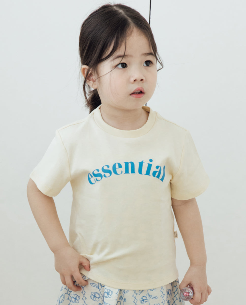 [Kids] オーガニック レギュラーフィット ロゴ 半袖 Tシャツ