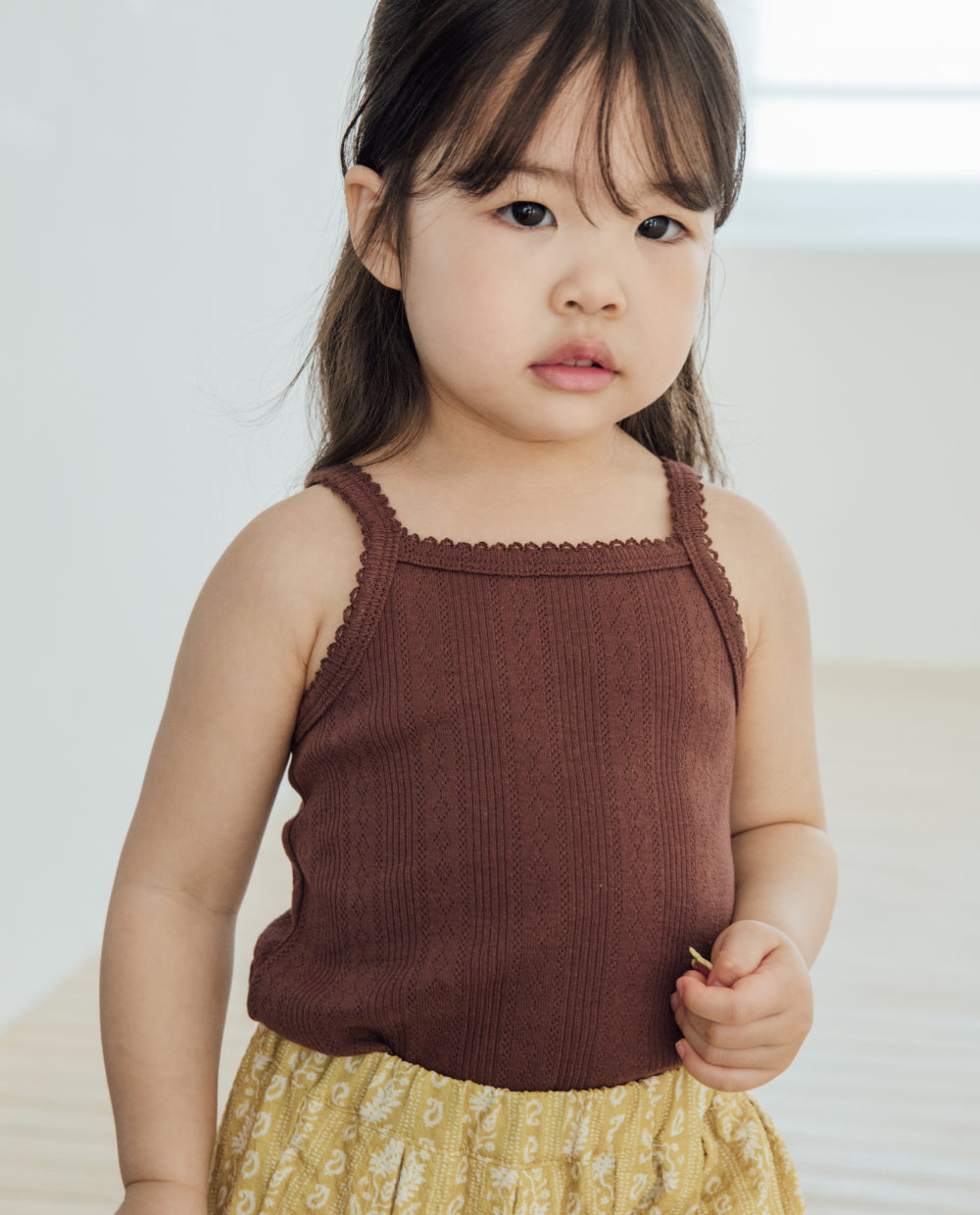 [Kids] アイレット ピコット キャミソール Tシャツ