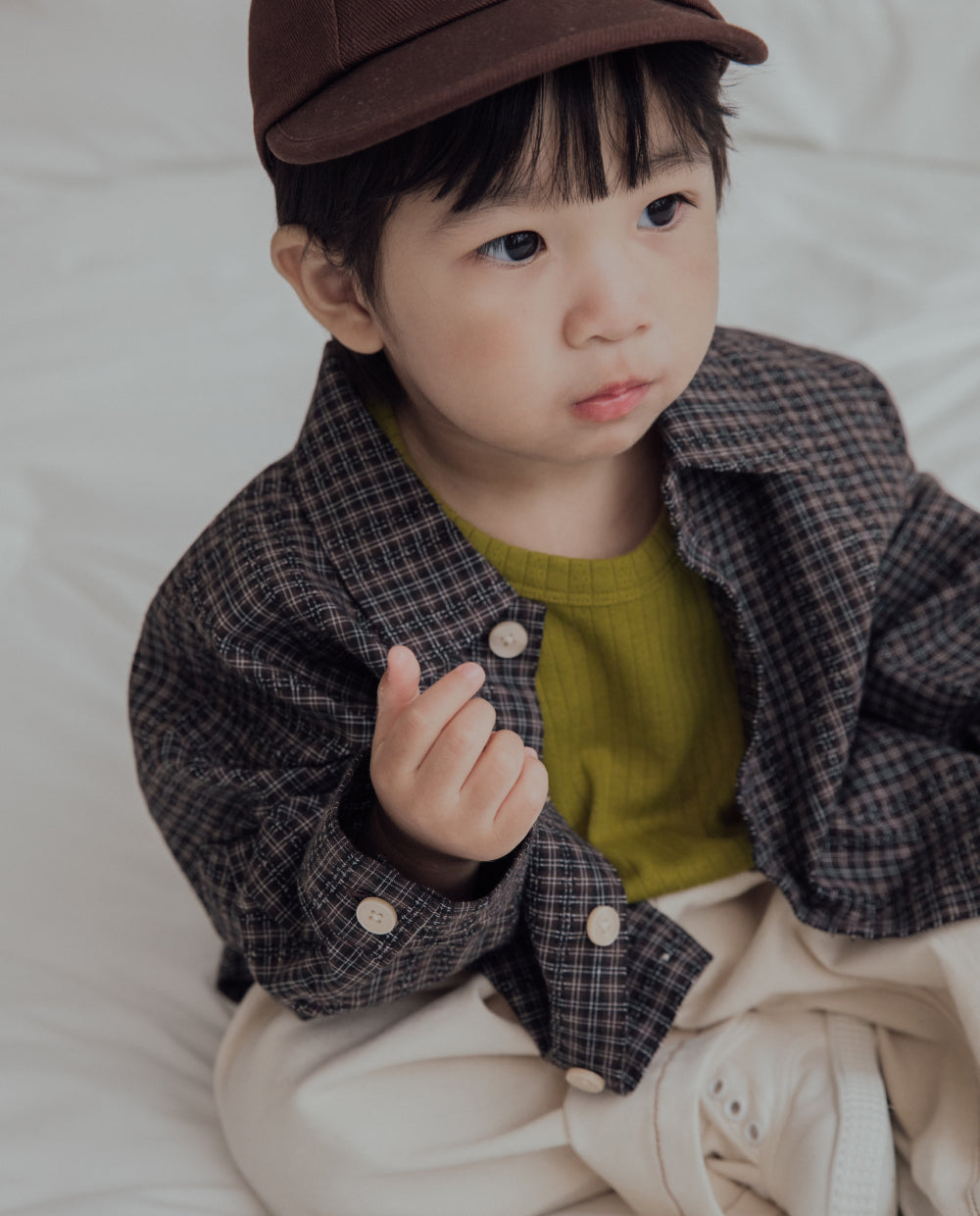 [Kids] ソフトアイレット \リブ Tシャツ