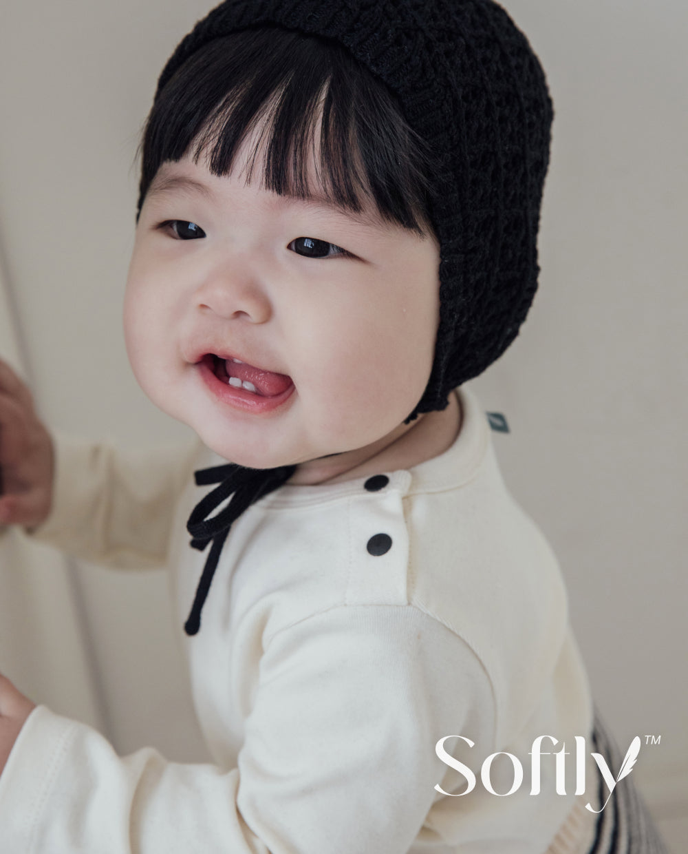 [Baby] ソフトリーふんわりもちもちTシャツ