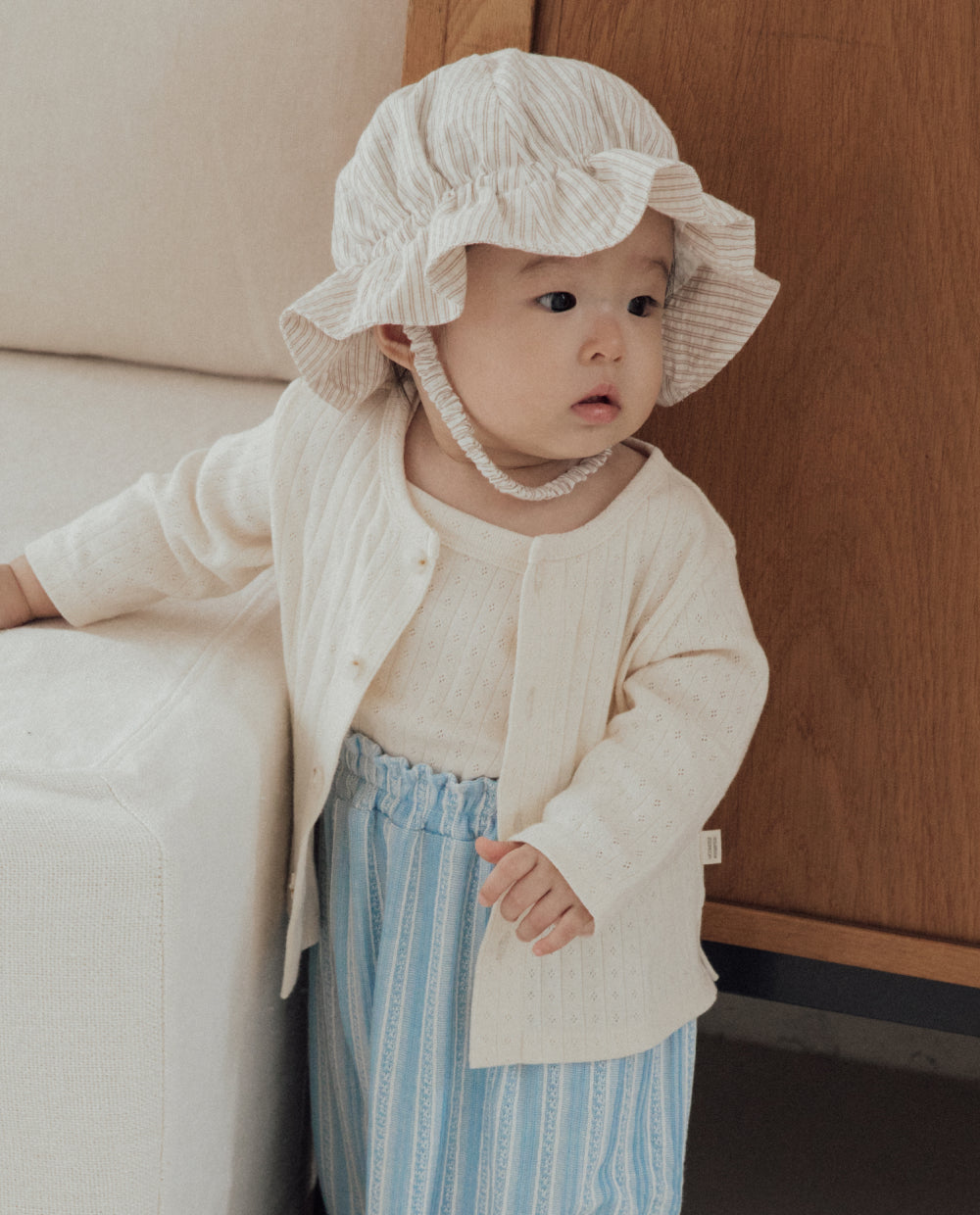 [Baby] ソフトコットン アイレット キャミソール