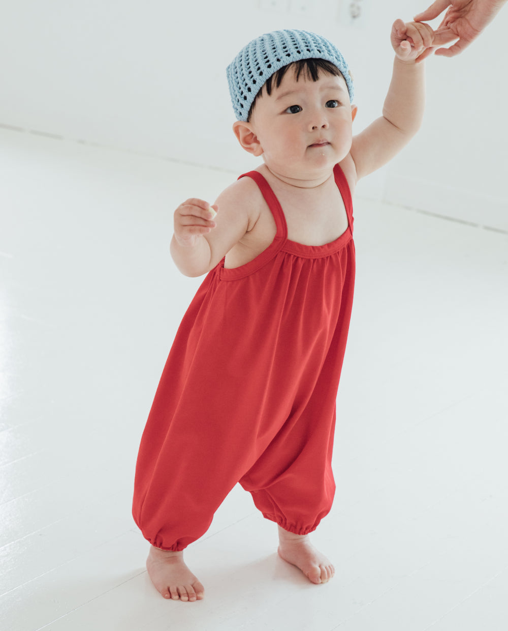 [Baby] エアー クール ホルターネック ロンパース