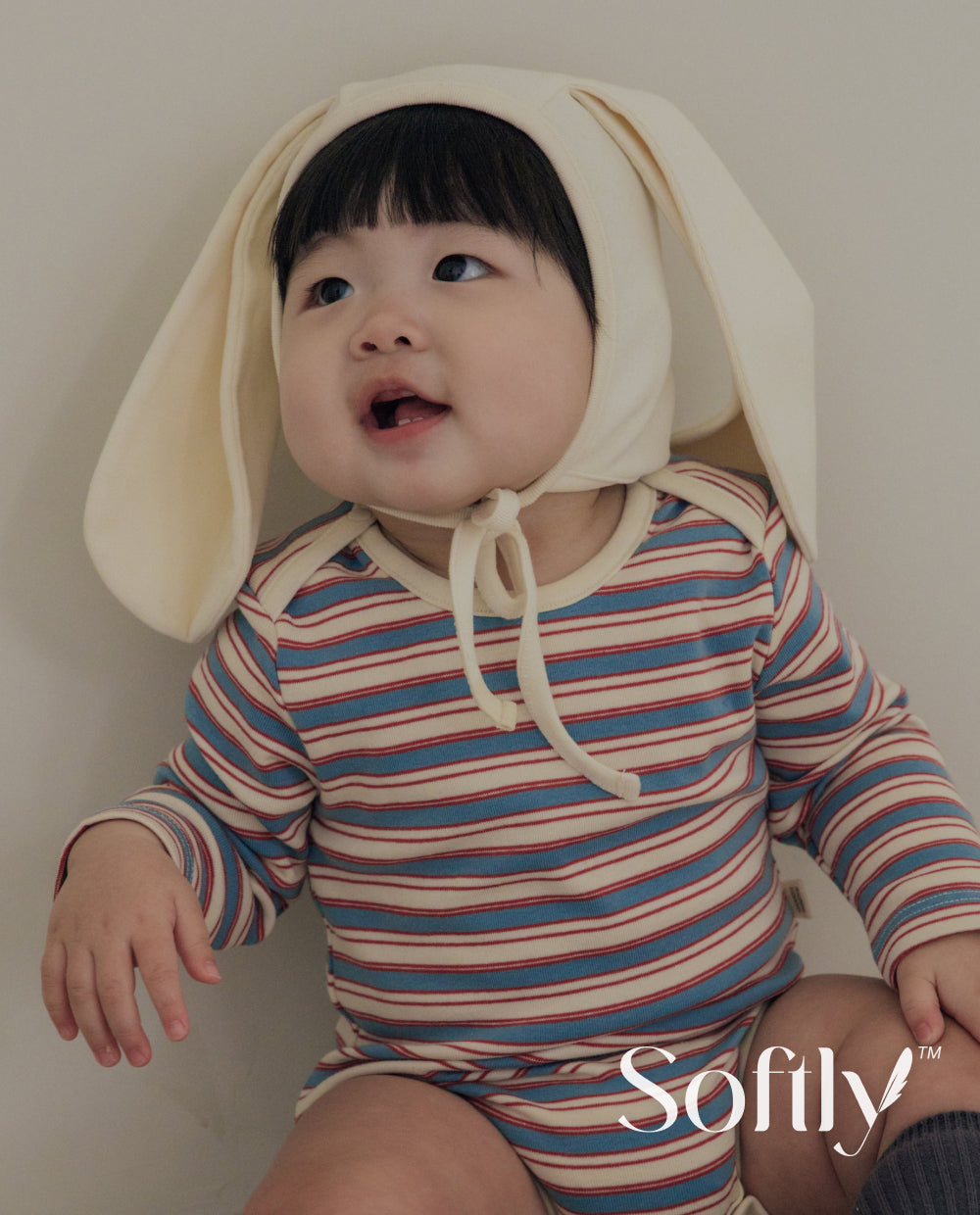 [Baby] ソフトリーふんわりもちもちパピーボンネット