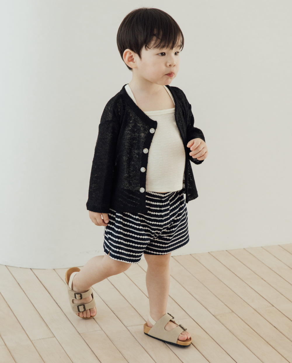 [Kids] ワッフル素材 パンツ
