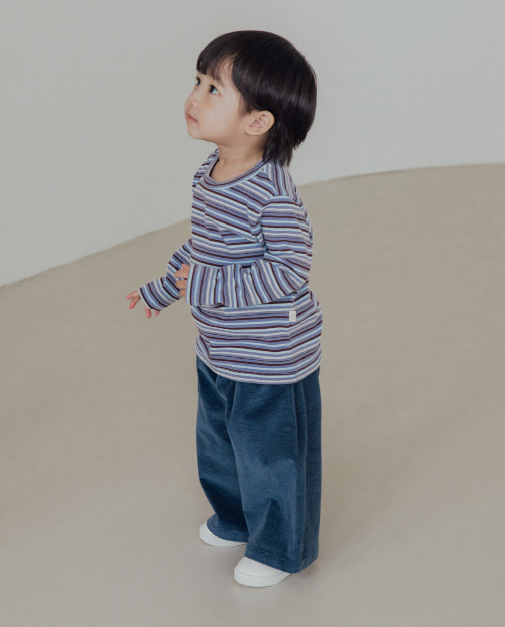 [Kids] ライトコーデュロイワイドパンツ