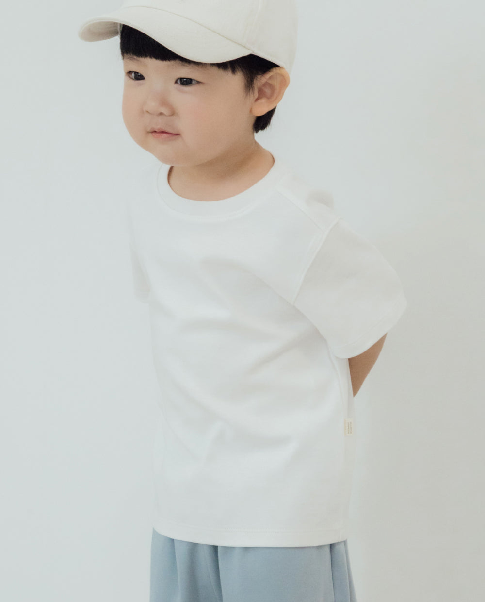 [Kids] オーガニック レギュラーフィット デイリー半袖Tシャツ