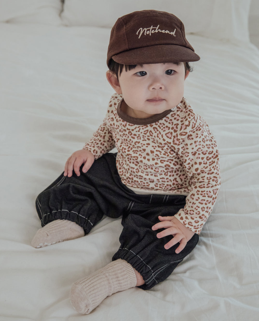 [Baby] もちもちデニムジョガーパンツ