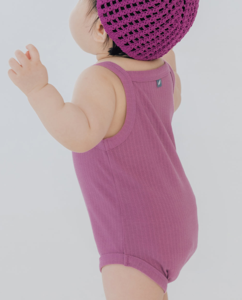 [Baby] ソフトリー プレミアム バンブーメッシュ キャミソール ボディスーツ
