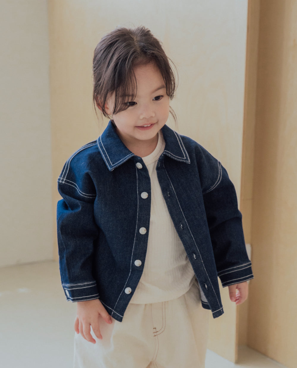 [Kids] クラシックデニムシャツジャケット