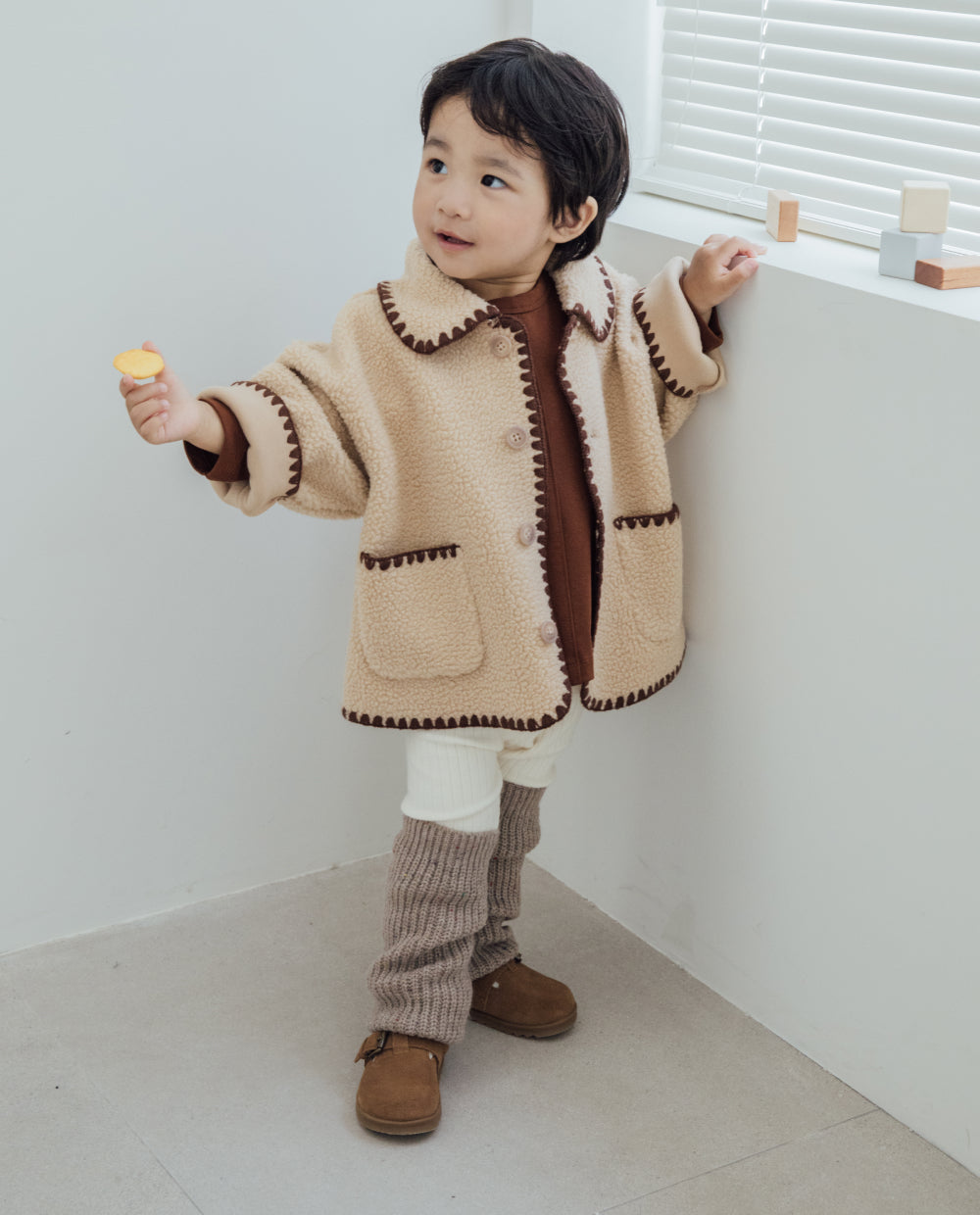 [Kids] ふんわりやわらかニットレギンス