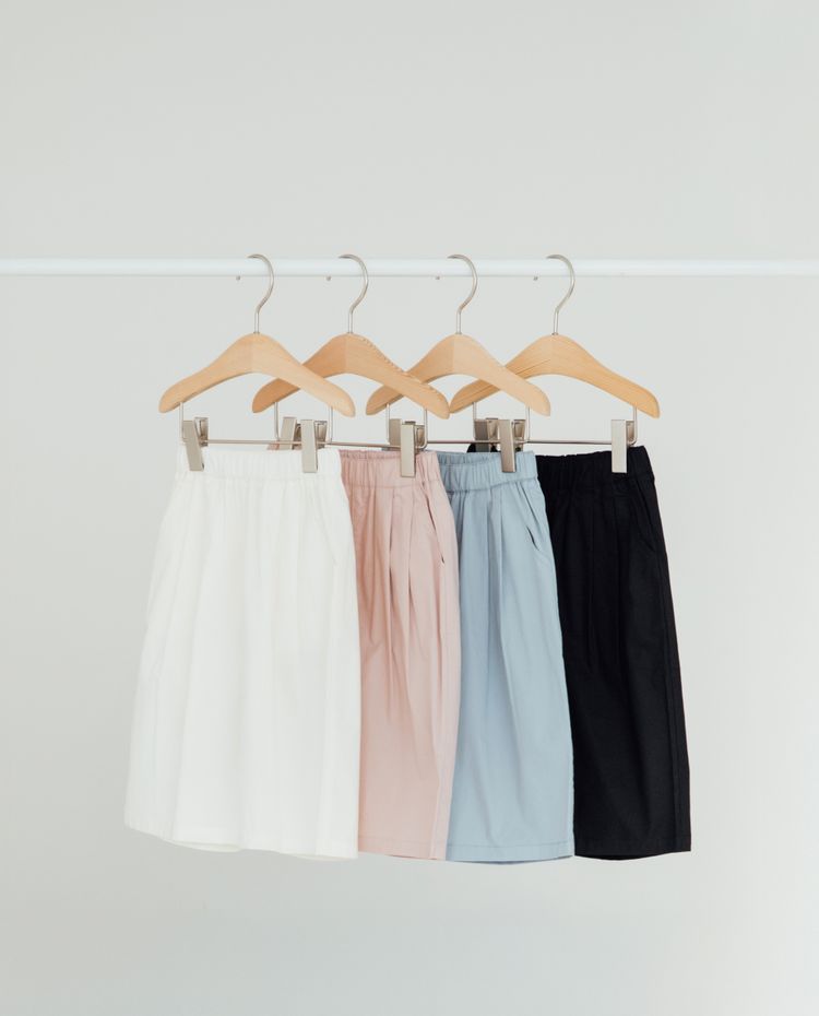 [Kids] 風ソルソールコットンスパンツタック 7部パンツ