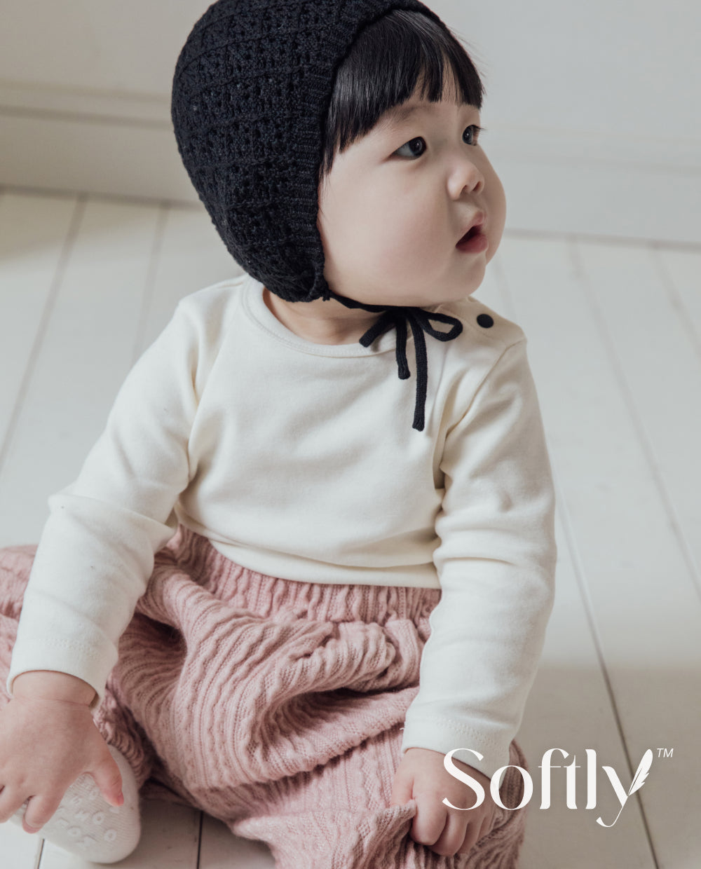 [Baby] ソフトリーふんわりもちもちTシャツ