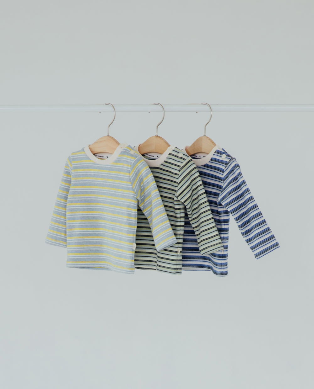[Baby] ふんわりなめらか ボーダー Tシャツ
