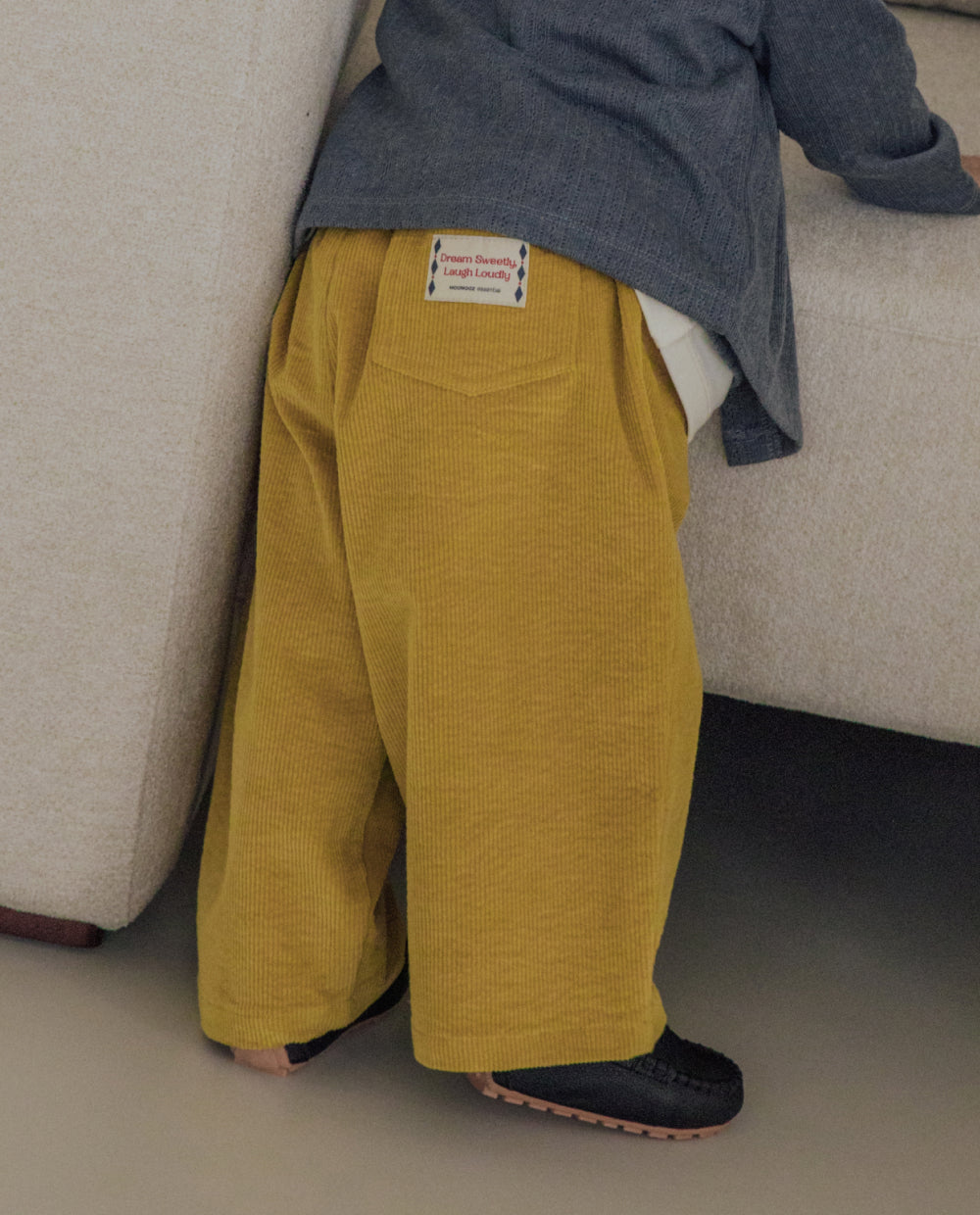 [Kids] ライトコーデュロイワイドパンツ
