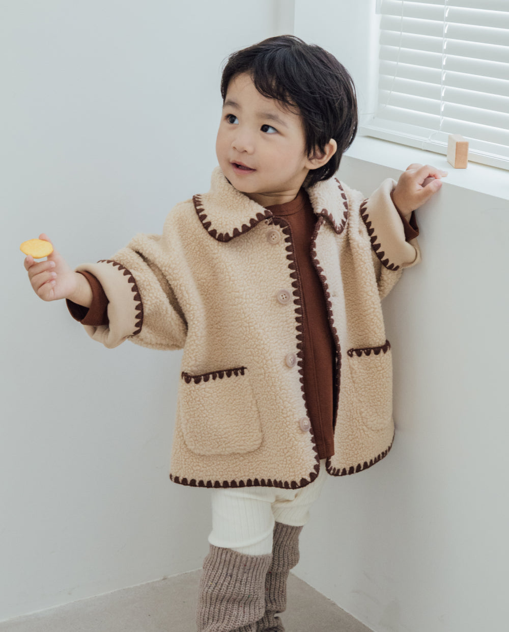 [Kids] もちもちフリースメロウジャケット