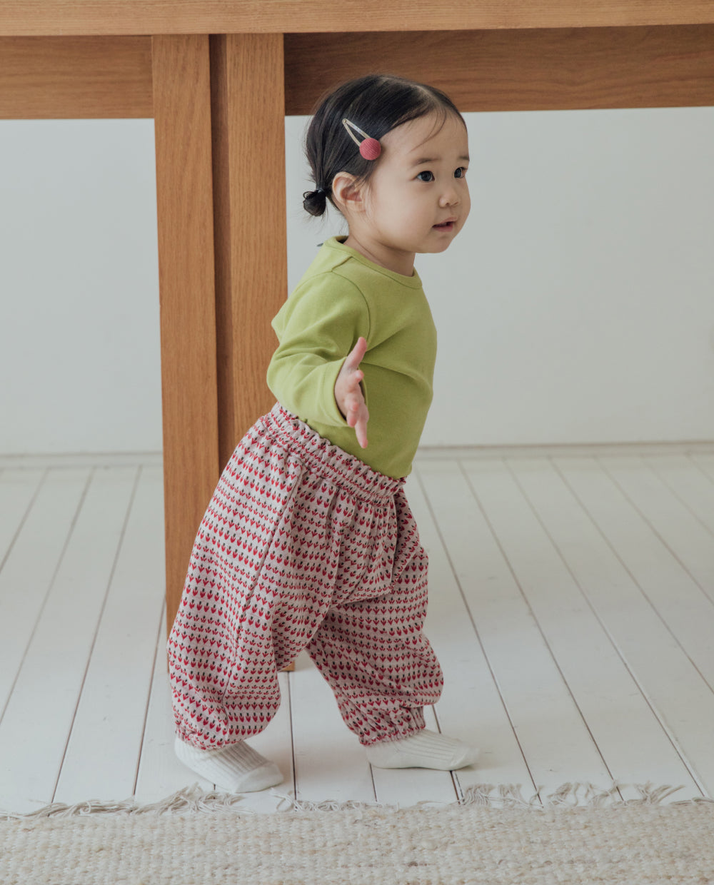 [Baby] ジャガードニットバルーンパンツ