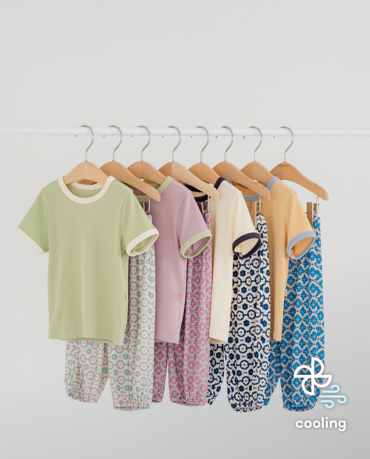 [Kids] 半袖バルーン セットアップ