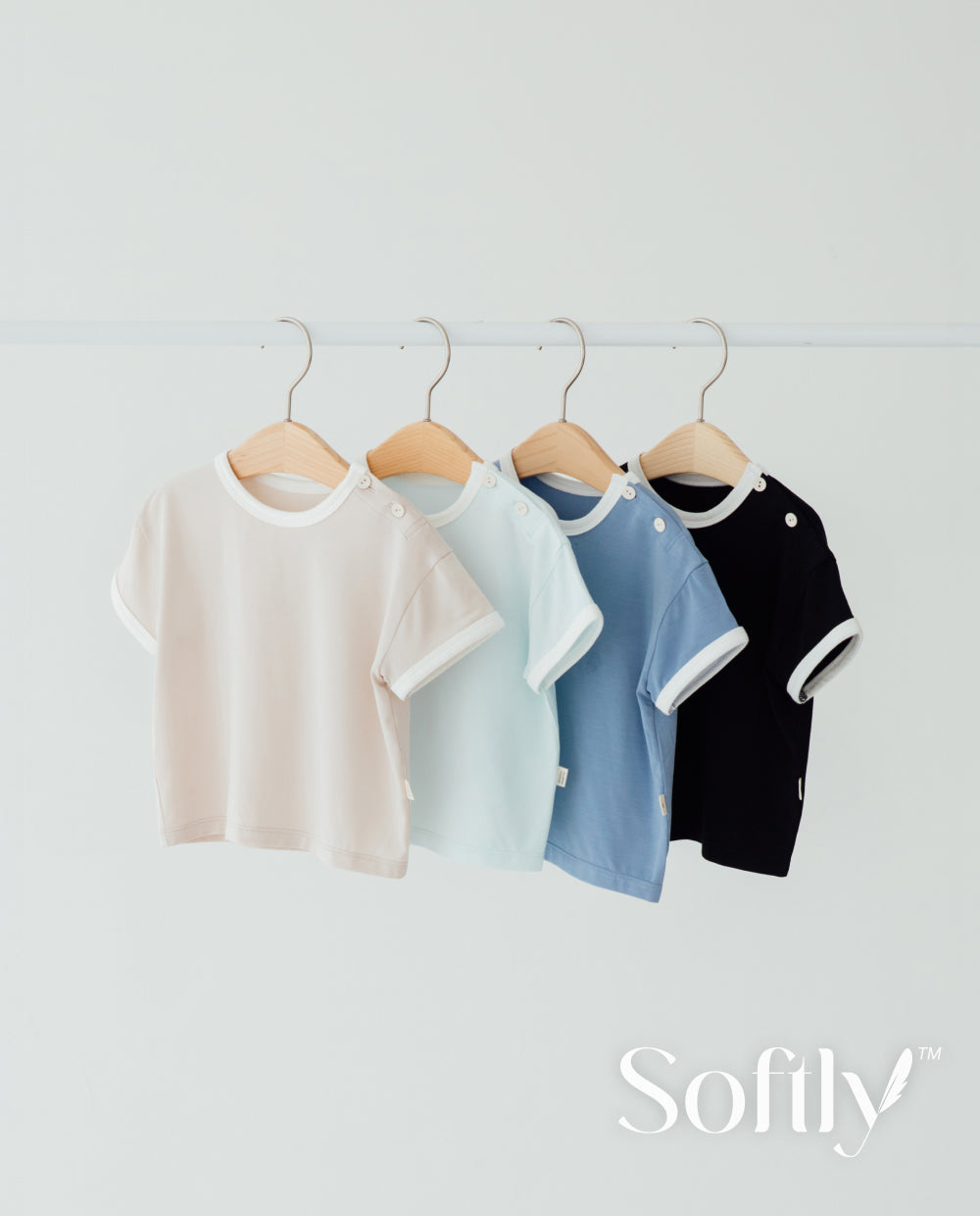 [Baby] ソフトココナッツモダール 半袖Tシャツ