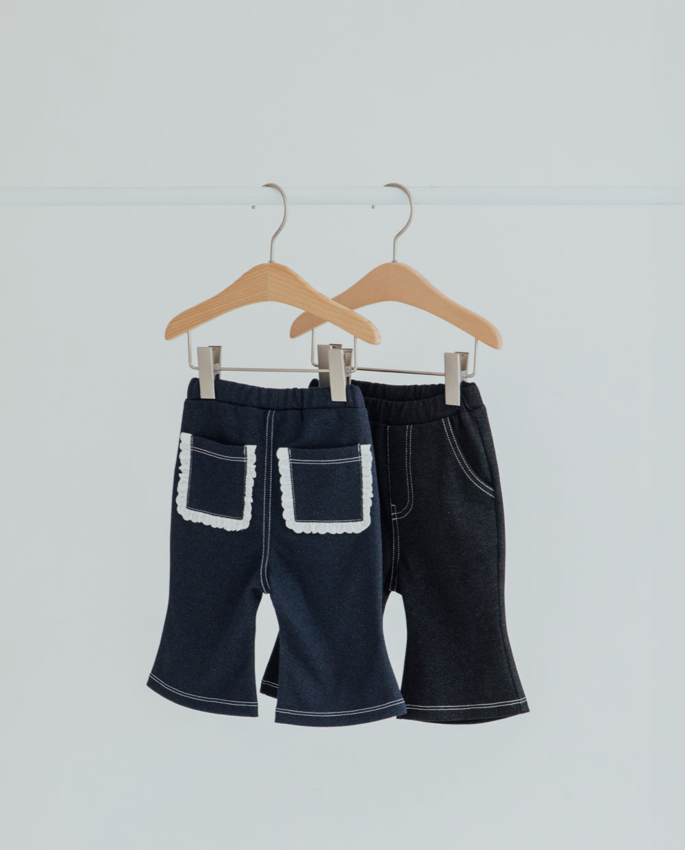 [Baby] もちもちデニムブーツカットパンツ