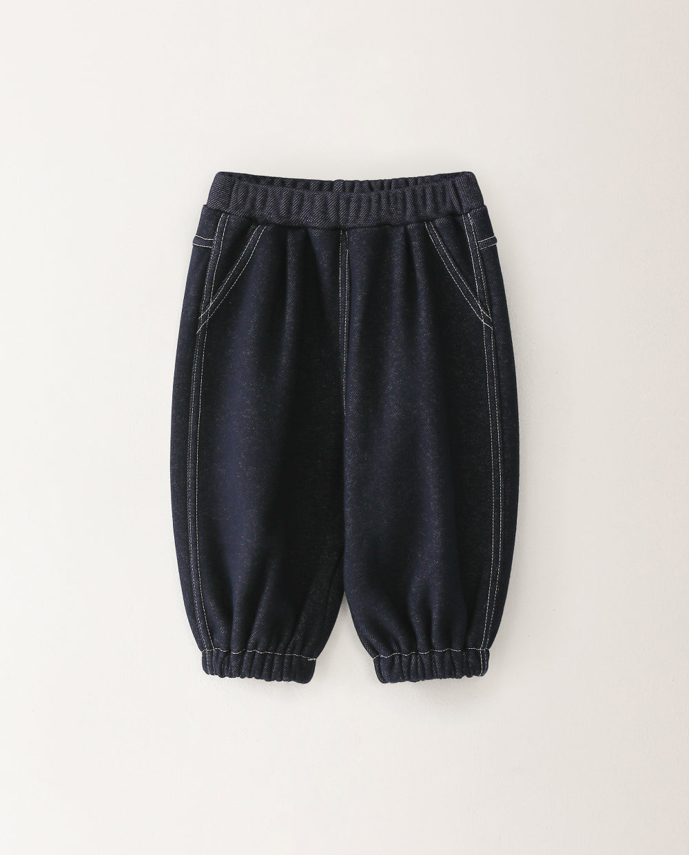 [Baby] [裏起毛] バルーンフィット デニムパンツ