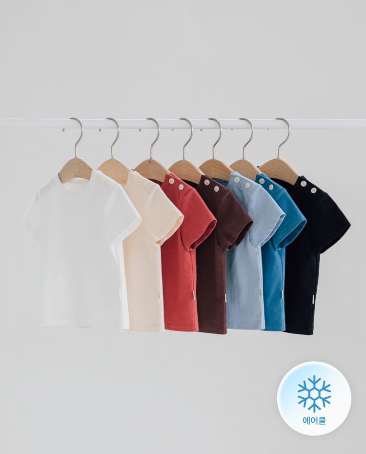 [Baby] エアクール半袖Tシャツ