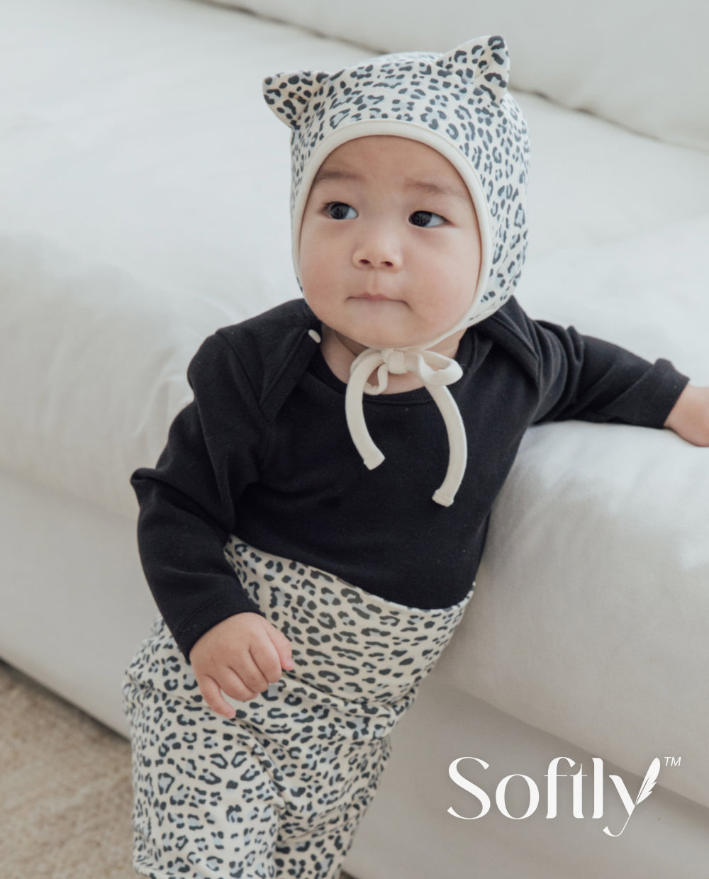 [Baby] ソフトリーふんわりもちもちロンパース
