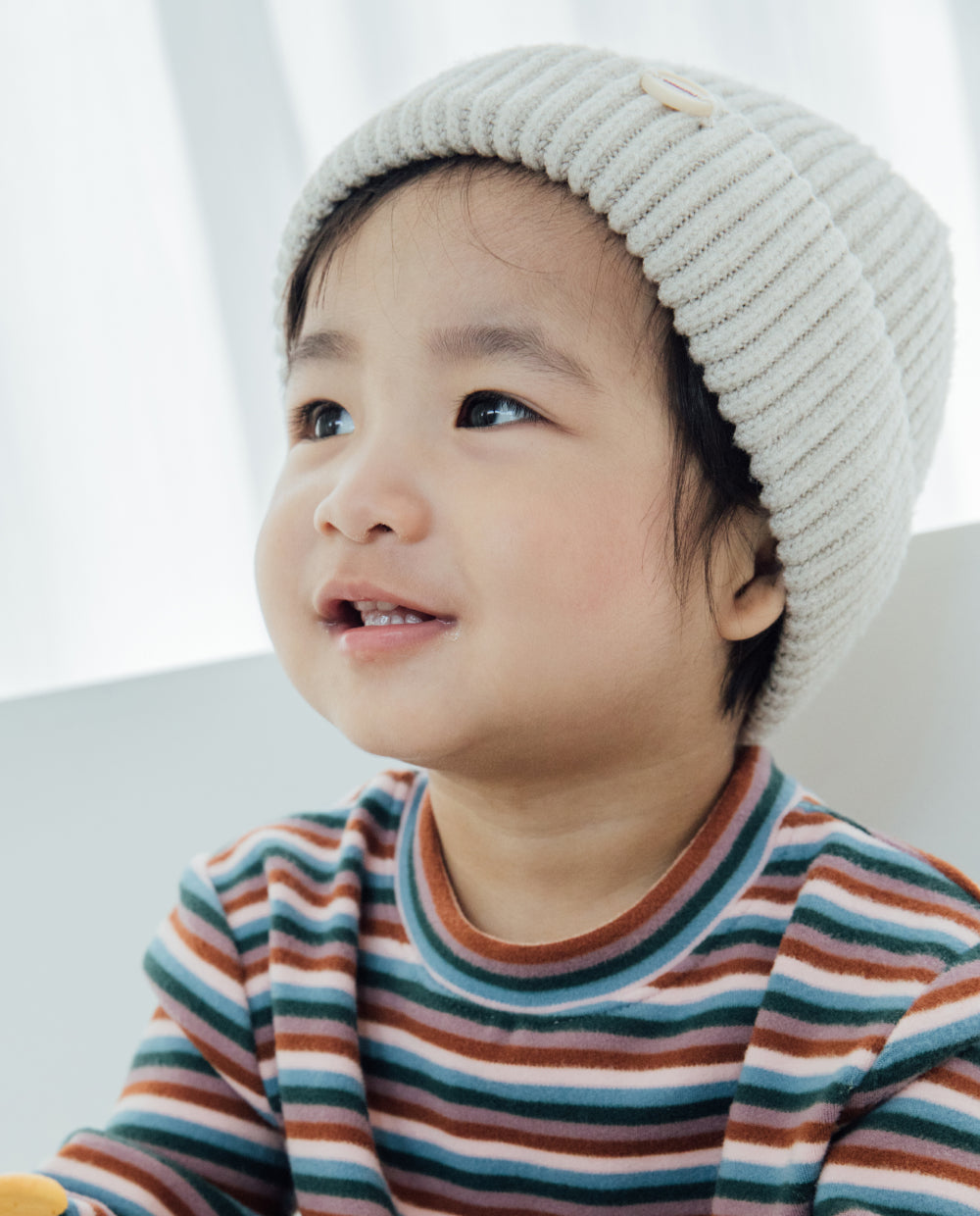 [Kids] ふんわりなめらかニットビーニー