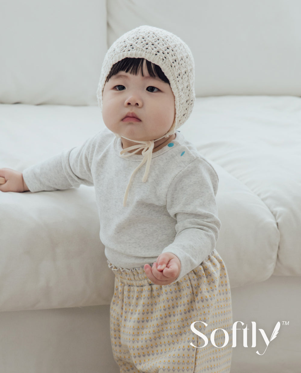 [Baby] ソフトリーふんわりもちもちTシャツ