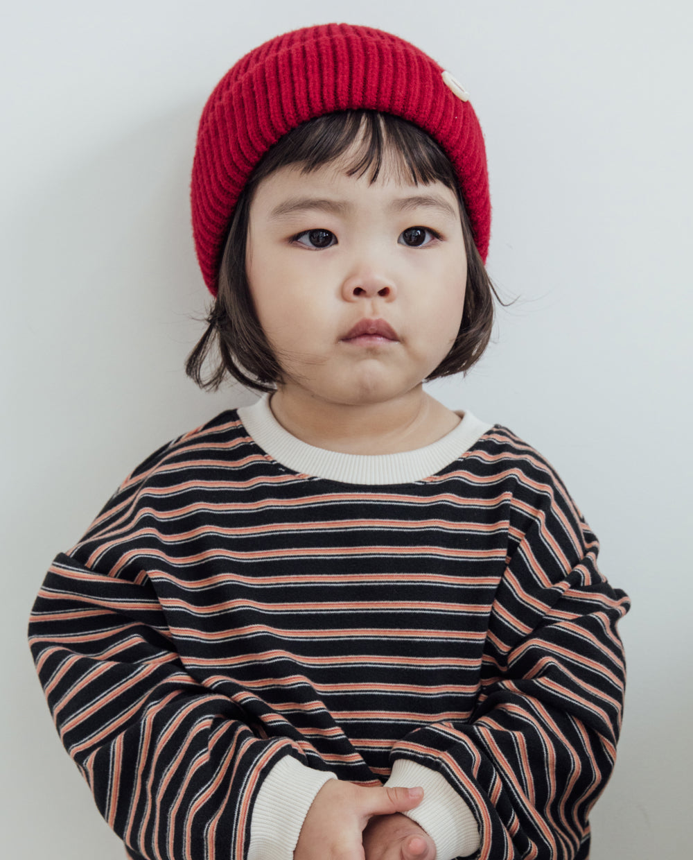 [Kids] ふんわりなめらかニットビーニー