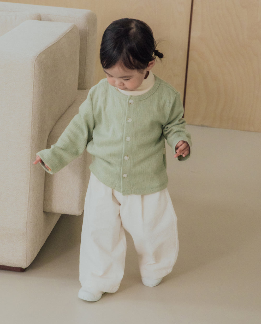 [Kids] ライトコーデュロイワイドパンツ