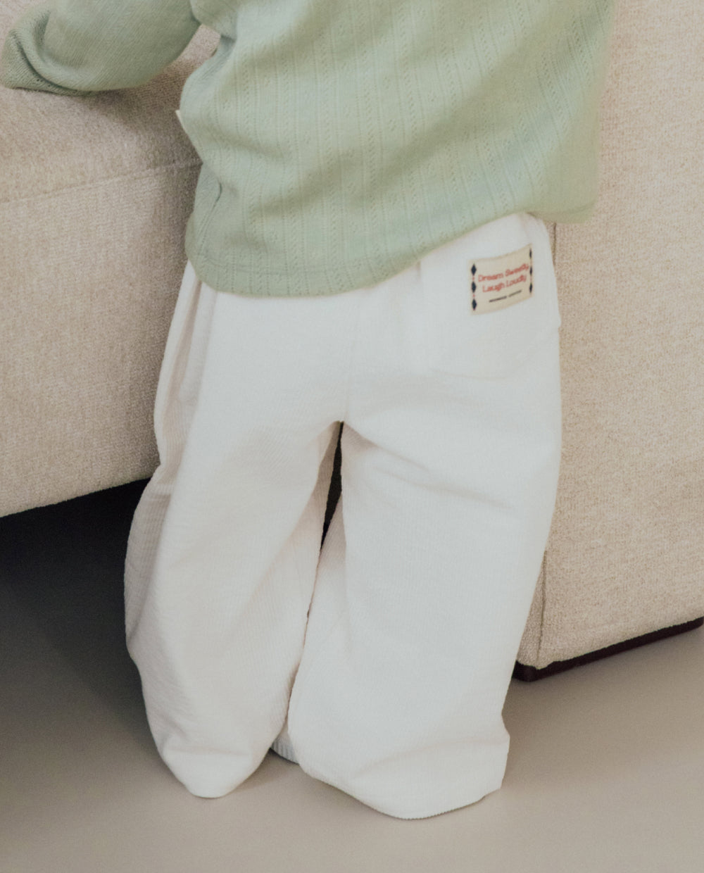 [Kids] ライトコーデュロイワイドパンツ